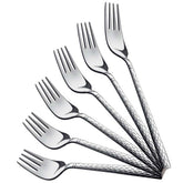 Feast Dinner Fork Set - 6 Pcs - Silver
